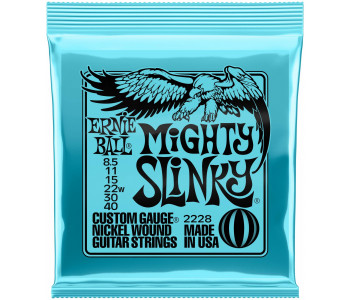 ERNIE BALL 2228 Nickel Wound Slinky Mighty 8.5-40 - Струны для электрогитары