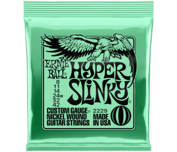 ERNIE BALL 2229 Nickel Wound Slinky Hyper 8-42 - Струны для электрогитары