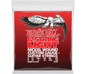 ERNIE BALL 2233 Nickel Wound Light 9-46 - Струны для электрогитары 12-струнной
