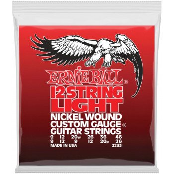 ERNIE BALL 2233 Nickel Wound Light 9-46 - Струны для электрогитары 12-струнной