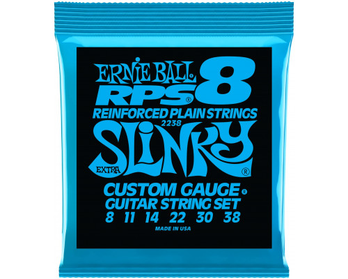 ERNIE BALL 2238 RPS Nickel Wound Slinky Extra 8-38 - Струны для электрогитары