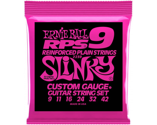 ERNIE BALL 2239 RPS Nickel Wound Slinky Super 9-42 - Струны для электрогитары