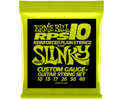 ERNIE BALL 2240 RPS Nickel Wound Slinky Regular 10-46 - Струны для электрогитары
