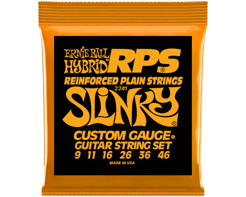 ERNIE BALL 2241 RPS Nickel Wound Slinky Hybrid 9-46 - Струны для электрогитары
