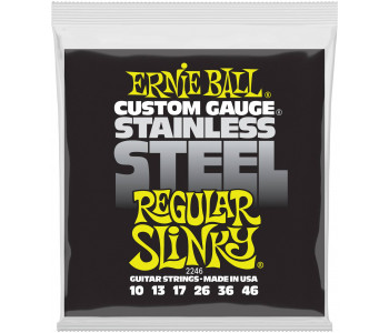 ERNIE BALL 2246 Stainless Steel Slinky Regular 10-46 - Струны для электрогитары