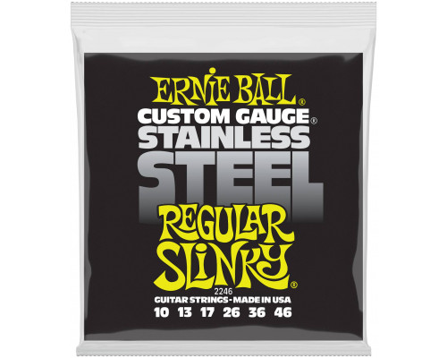 ERNIE BALL 2246 Stainless Steel Slinky Regular 10-46 - Струны для электрогитары