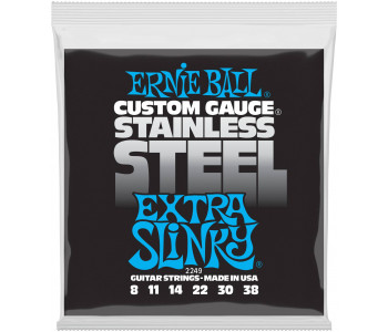 ERNIE BALL 2249 Stainless Steel Slinky Extra 8-38 - Струны для электрогитары