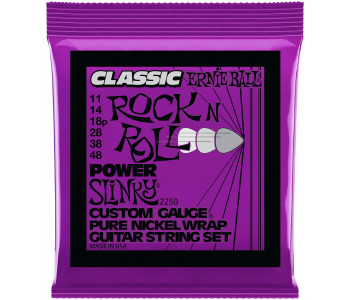 ERNIE BALL 2250 Classic Rock n Roll Pure Nickel Slinky Power 11-48 - Струны для электрогитары