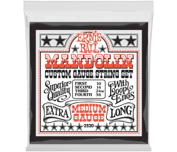 ERNIE BALL 2320 Stainless Steel Medium 10-36 - Струны для мандолины