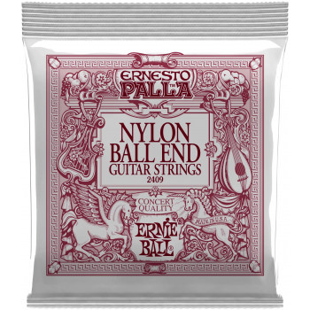 ERNIE BALL 2409 Ernesto Palla Black&Gold Nylon Medium 28-42 - Струны для классической гитары