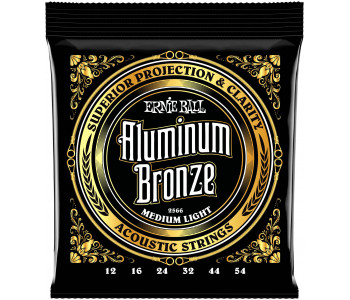 ERNIE BALL 2566 Aluminum Bronze Medium Light 12-54 - Струны для акустической гитары