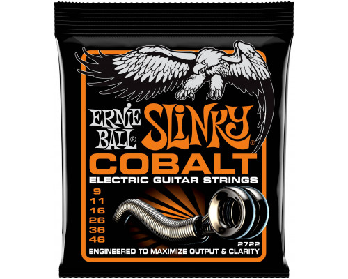 ERNIE BALL 2722 Cobalt Slinky Hybrid 9-46 - Струны для электрогитары