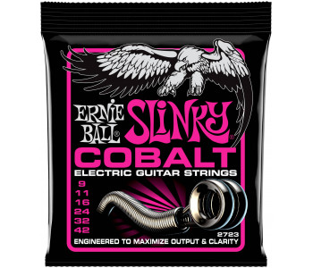 ERNIE BALL 2723 Cobalt Slinky Super 9-42 - Струны для электрогитары
