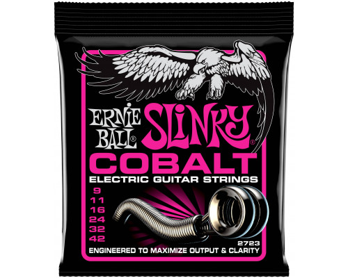 ERNIE BALL 2723 Cobalt Slinky Super 9-42 - Струны для электрогитары