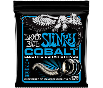 ERNIE BALL 2725 Cobalt Slinky Extra 8-38 - Струны для электрогитары