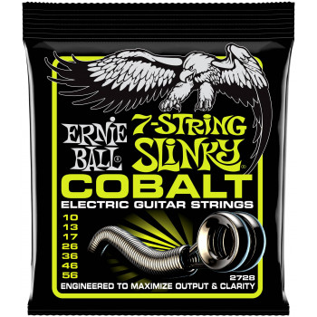 ERNIE BALL 2728 Cobalt Slinky Regular 10-56 - Струны для электрогитары 7-струнной