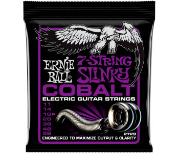ERNIE BALL 2729 Cobalt Slinky Power 11-58 - Струны для электрогитары 7-струнной
