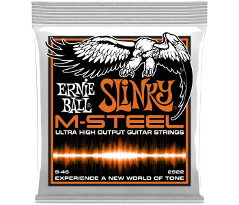 ERNIE BALL 2922 M-Steel Slinky Hybrid 9-46 - Струны для электрогитары