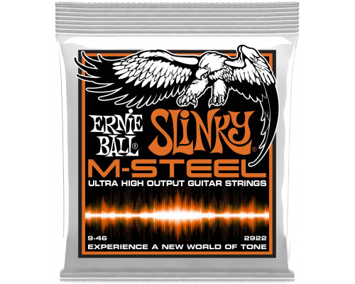 ERNIE BALL 2922 M-Steel Slinky Hybrid 9-46 - Струны для электрогитары