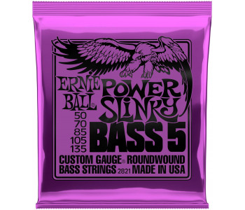 ERNIE BALL 2821 Nickel Wound Slinky Power 50-135 - Струны для бас-гитары 5 струнной
