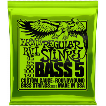 ERNIE BALL 2836 Nickel Wound Slinky Regular 45-130 - Струны для бас-гитары 5 струнной