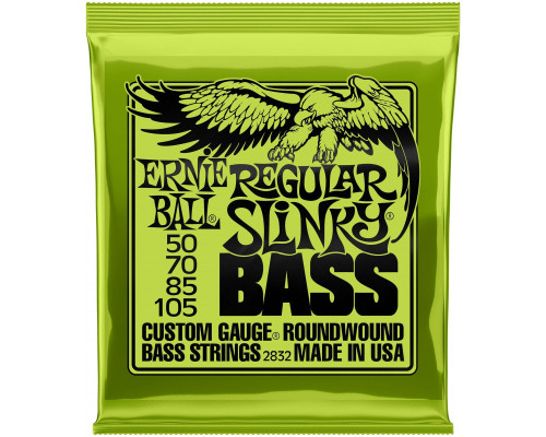 ERNIE BALL 2832 Nickel Wound Slinky Regular 50-105 - Струны для бас-гитары