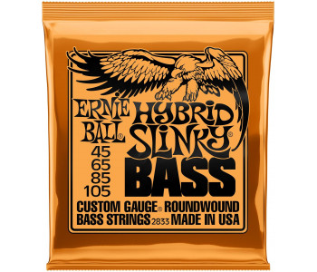ERNIE BALL 2833 Nickel Wound Slinky Hybrid 45-105 - Струны для бас-гитары