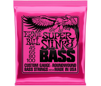 ERNIE BALL 2834 Nickel Wound Slinky Super 45-100 - Струны для бас-гитары