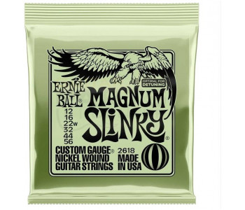 ERNIE BALL 2618 Nickel Wound Slinky Magnum 12-56 - Струны для электрогитары