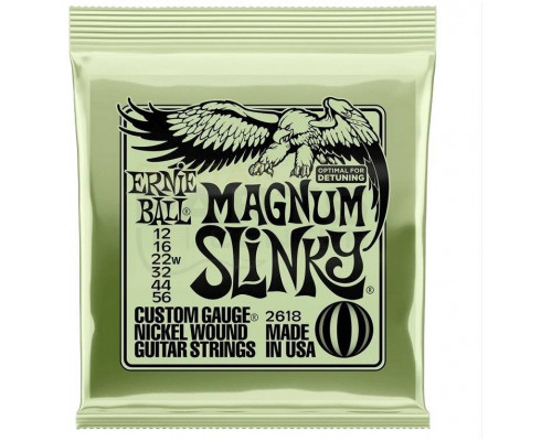 ERNIE BALL 2618 Nickel Wound Slinky Magnum 12-56 - Струны для электрогитары
