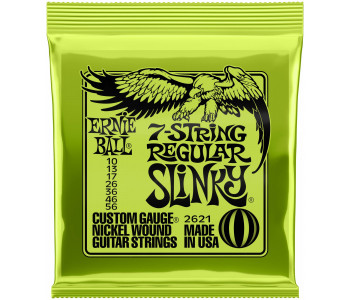 ERNIE BALL 2621 Nickel Wound Slinky Regular 10-56 - Струны для электрогитары 7-струнной