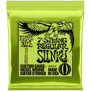 ERNIE BALL 2621 Nickel Wound Slinky Regular 10-56 - Струны для электрогитары 7-струнной