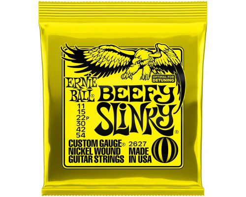 ERNIE BALL 2627 Nickel Wound Slinky Beefy 11-54 - Струны для электрогитары