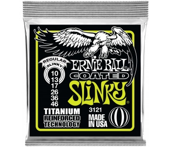 ERNIE BALL 3121 RPS Coated Titanium Slinky Regular 10-46 - Струны для электрогитары