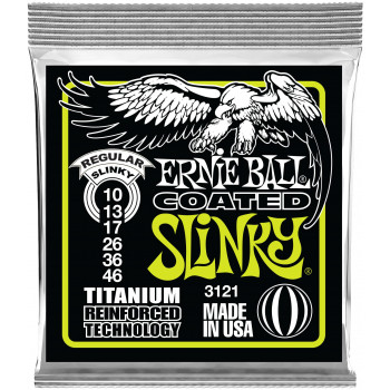 ERNIE BALL 3121 RPS Coated Titanium Slinky Regular 10-46 - Струны для электрогитары