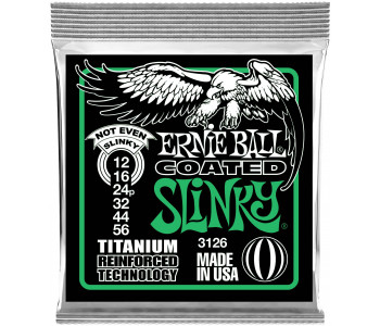 ERNIE BALL 3126 RPS Coated Titanium Slinky Not Even 12-56 - Струны для электрогитары
