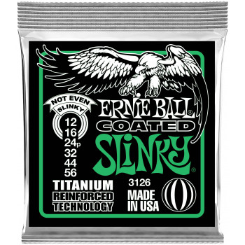 ERNIE BALL 3126 RPS Coated Titanium Slinky Not Even 12-56 - Струны для электрогитары