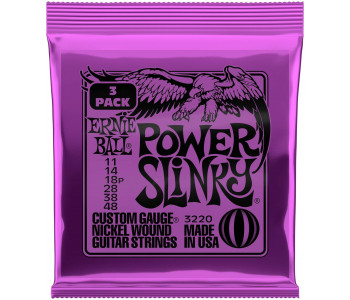 ERNIE BALL 3220 Nickel Wound Slinky Power 3 Pack 11-48 - Струны для электрогитары