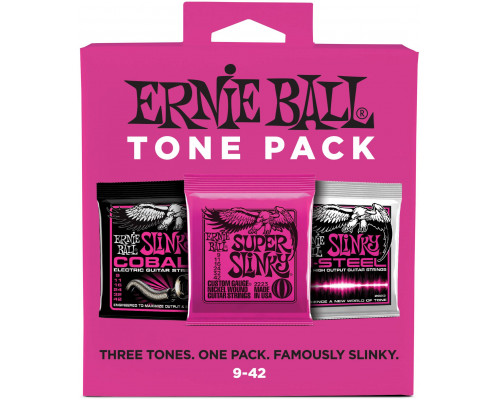 ERNIE BALL 3333 Nickel Wound/Cobalt/M-STEEL Slinky Super 9-42 - Струны для электрогитары