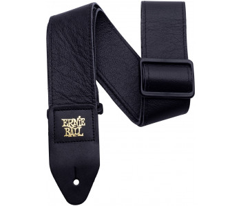 ERNIE BALL 4134 Leather Black - Ремень для гитары