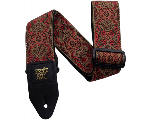 ERNIE BALL 4162 Jacquard Crimson Paisley - Ремень для гитары