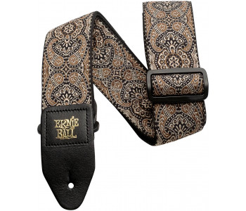ERNIE BALL 4163 Jacquard Gold & Black Paisley - Ремень для гитары