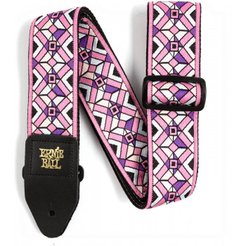 ERNIE BALL 4658 Jacquard Kaleidoscope Pink - Ремень для гитары