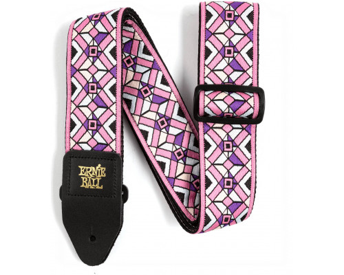 ERNIE BALL 4658 Jacquard Kaleidoscope Pink - Ремень для гитары
