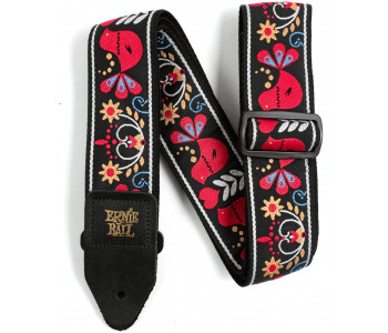 ERNIE BALL 4667 Jacquard Redbird Rising - Ремень для гитары