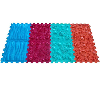 Коврик ортопедический (массажный) модульный ОРТО ПАЗЛ МИКС 'Море'