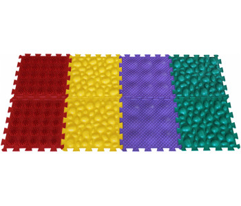 Коврик ортопедический (массажный) модульный ОРТО ПАЗЛ МИКС 'Саванна'