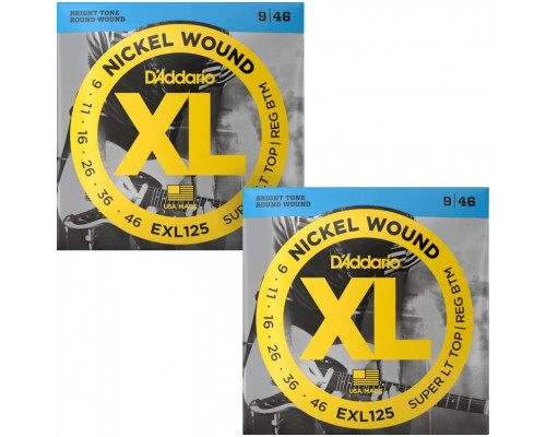 D'ADDARIO EXL125 2xPACK - Набор