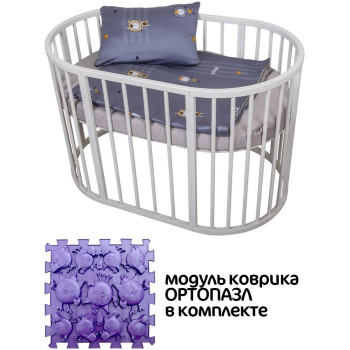 ВОМБАТИК Nature Collection Мишки (серый) - Комплект постельного белья