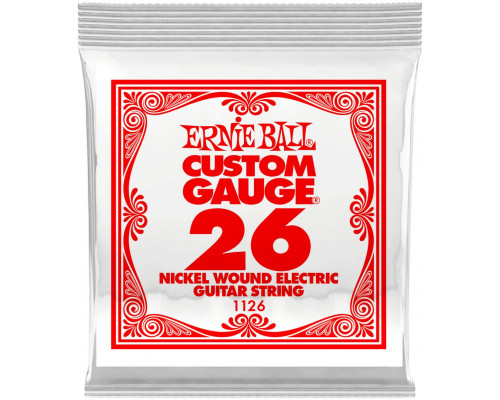 ERNIE BALL 1126 Nickel Wound .026 - Струна одиночная для электрогитары